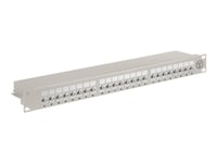 Goobay - Patch-Panel - Cat 6A - Stp - Rj-45 X 24 - Grå - 1U - 19"