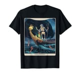 Gothic Halloween Grim Reaper Horror The Hermit Tarot Card T-Shirt