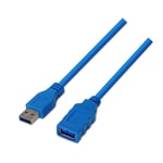 AISENS A105 – 0045 – 1 m USB 3 Extension Cable (Suitable for External Enclosure,