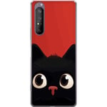 Sony Xperia 1 II Läpinäkyvä Puhelinkotelo Busig Katt