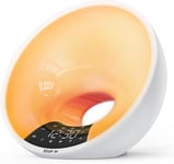 Enceinte Bluetooth avec lumière, Haut-parleur Bluetooth avec lampe d'ambiance à changement de couleur RVB, Bluetooth 5.3, Touche lampe de chevet à intensité variable