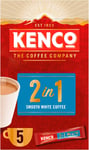 Kenco 2in1 Smooth White Instant Coffee Sachets (Pack of 7, Total 35 Sachets)