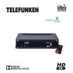 TELEFUNKEN TDSC 400 B DÉCODEUR SATELLITE TNTSAT HD (VENDU AVEC CARTE)