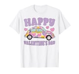 Happy valentine's Day Car love Gifts tee funny valentine day T-Shirt