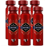 Old Spice Captain Deodorant Body Spray Men's Deodorant (6 x 150 ml)