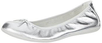 Primigi Femme Fantasy Flat Chaussure Baby, Argent, 35 EU