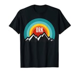 Ork, Vintage Retro Sunset Design T-Shirt