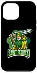 Coque pour iPhone 12 Pro Max Imprimé graphique irlandais Saint Patrick Manx Île de Man