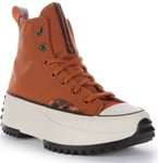 Converse A05246C Run Star Hike Hi Platform Mens Trainer Brown UK 6 - 12