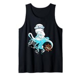 Octopus Children's Octopus Octopus Fish Octopus Steering Wheel Tank Top