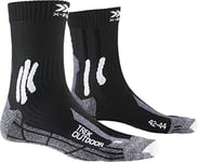 X-SOCKS Trek Outdoor Chaussette Mixte Adulte, Noir (Noir/Gris), S (Taille Fabricant : S : 35-38)