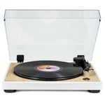 Platine vinyle THOMSON TT301 - Design bois et blanc - Tete de lecture Audio-T...