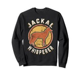 Jackal Whisperer Vintage Classic Retro Animal Love Sweatshirt