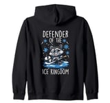 Defender of the ice kingdom Zip Hoodie