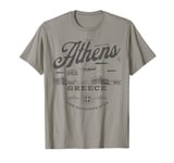 Discover Athens Greece Since 3000 BC Vintage Skyline T-Shirt