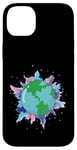 Coque pour iPhone 14 Plus Vue cosmique de la Terre depuis l'espace