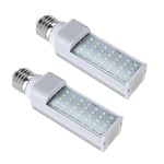 2x Fishpod Vit Växt Akvarium 7w Växande Ljus Led Tank Fisk Korall Glödlampa E27 Lampa db