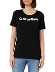 G-STAR RAW Women's GS Graphic Slim Top, Black (dk black D23942-336-6484), S