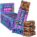 Adonis Hazelnut Crunch & Cocoa High Protein Keto Bars 16x45g | Vegan & | 100% |