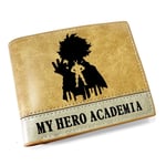 ZHOUBIN Portefeuille Anime My Hero Academia Short PU Manga Grande capacite Porte-Monnaie Porte-Cartes pour Carte d'Identité/Cartes de crédit,Poche à Monnaie for Homme Femme