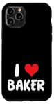 iPhone 11 Pro I Love Baker - Heart Case