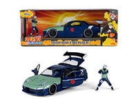 JADA NARUTO SHIPPUDEN 1995 MAZDA 1:24 Die-Cast vehicle with Kakashi figure. Toys for Kids and Adults