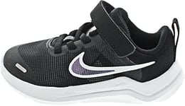 NIKE Downshifter 12 Next Nature Sneaker, Black White Dk Smoke Grey, 8.5 UK