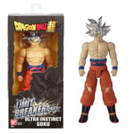 Bandai - Dragon Ball Super - Figurine Géante Limit Breaker 30 cm - Goku Ultra Instinct - Licence Officielle Dragon Ball - Grande Figurine Goku articulée de Collection - Jouet Enfant 4 ans et + - 36734