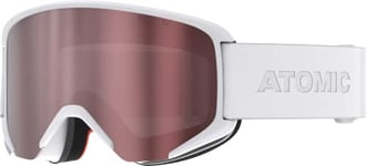 ATOMIC Savor pour adultes - Blanc - Cadre Live Fit confortable - Vision claire grâce à la technologie de verre Flash - Compatible avec les porteurs de lunettes