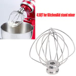 K45WW Kitchen Treasure Stainless Steel Whisk 4.5QT fits KitchenAid mixers