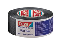 Tesa Självhäftande Vävtejp Tesa® Duct Tape Black (L X B) 50 M X 50 Mm Gummi Innehåll: 1 Rulle(N) (04610-00004-00)