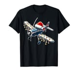 RC Airplane Model Flight Pilot Christmas Hat Xmas T-Shirt