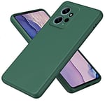 WOKEZ Coque pour Xiaomi Redmi Note 12 4G, Antichoc Liquide Silicone Coque pour Redmi Note 12 4G, Ultra Mince Cover Case en TPU avec Antichoc-Vert