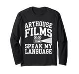 Indie Movie Buffs Independent Films Arthouse Cinema Culture Long Sleeve T-Shirt