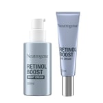 Neutrogena Smooth and Glow Duo Retinol Bundle | Neutrogena Retinol Boost Night Cream 50ml + Neutrogena Retinol Boost Eye Cream 15ml