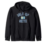 Isle of Skye Scotland Flag Zip Hoodie