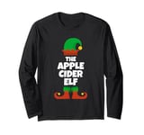 I'm The Apple Cider Elf Family Pajama Christmas Funny Long Sleeve T-Shirt