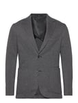 Mango Slim-Fit Micro-Houndstooth Jacket Grå