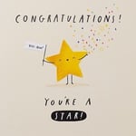 Congratulations Card Premium You're A Star Exams Driving Test New Job Graduation