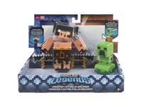 Minecraft Legends Creeper Vs Piglin Bruiser, 6 År, Minecraft, Flerfarget, Plast