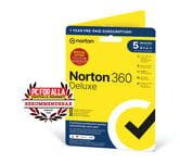 Norton 360 Deluxe 50GB allt-i-ett skydd för 5 enheter