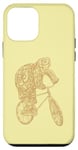 Coque pour iPhone 12 mini Vélo Tortue Drôle Biker Reptile Vélo Cool Bike