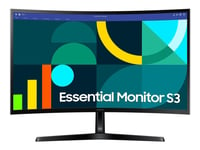 Samsung S27d366gau - S36gd Series - Led-Skärm - Böjd - 27" - 1920 X 1080 Full Hd (1080P) @ 100 Hz - Va - 250 Cd/M² - 3000:1 - 4 Ms - Hdmi, Vga - Svart