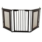 Dreambaby Denver Adapta Baby Safety Gate - Screw Fitted Stair Gate - Fits Opening from 85.5-200cm Wide & 74cm Tall - Suitable Barrier for Stairs, Irregular Openings, & Wide Areas