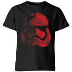 T-Shirt Enfant Casque Stormtrooper Effet Cubiste - Star Wars - Noir - 3-4 ans