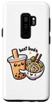 Coque pour Galaxy S9+ Best Buds T-shirt mignon Bubble Tea T-shirt mignon Ramen Boba