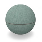 Ergonomisk balansboll Office Ballz - Götessons, Storlek Ø - 65 cm, Tygfärg och Blixtlåsfärg Slope 253 Crystal 33 - Sand