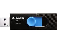 Adata Uv320, 64 Gb, Usb Type-A, 3.2 Gen 1 (3.1 Gen 1), Friktionslager, 7,9 G, Svart, Blå