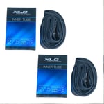 XLC 27.5 Inner Tube 27.5 x 2.1-2.35 650b Presta Valve Bicycle 2 Pk