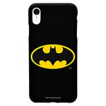 Personalaizer - iPhone XR Case Black with a Batman Logo Classic Design